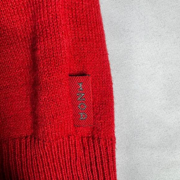 Izod Men's sz Large Sleeveless Pullover Vest Sweater Rust Red Preppy Golf - Picture 5 of 7